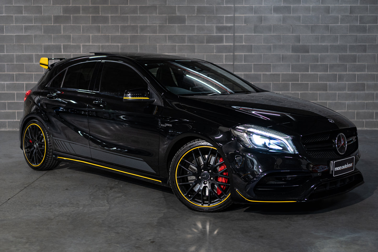 2017 Mercedes-Benz A45 AMG Yellow Night Edition