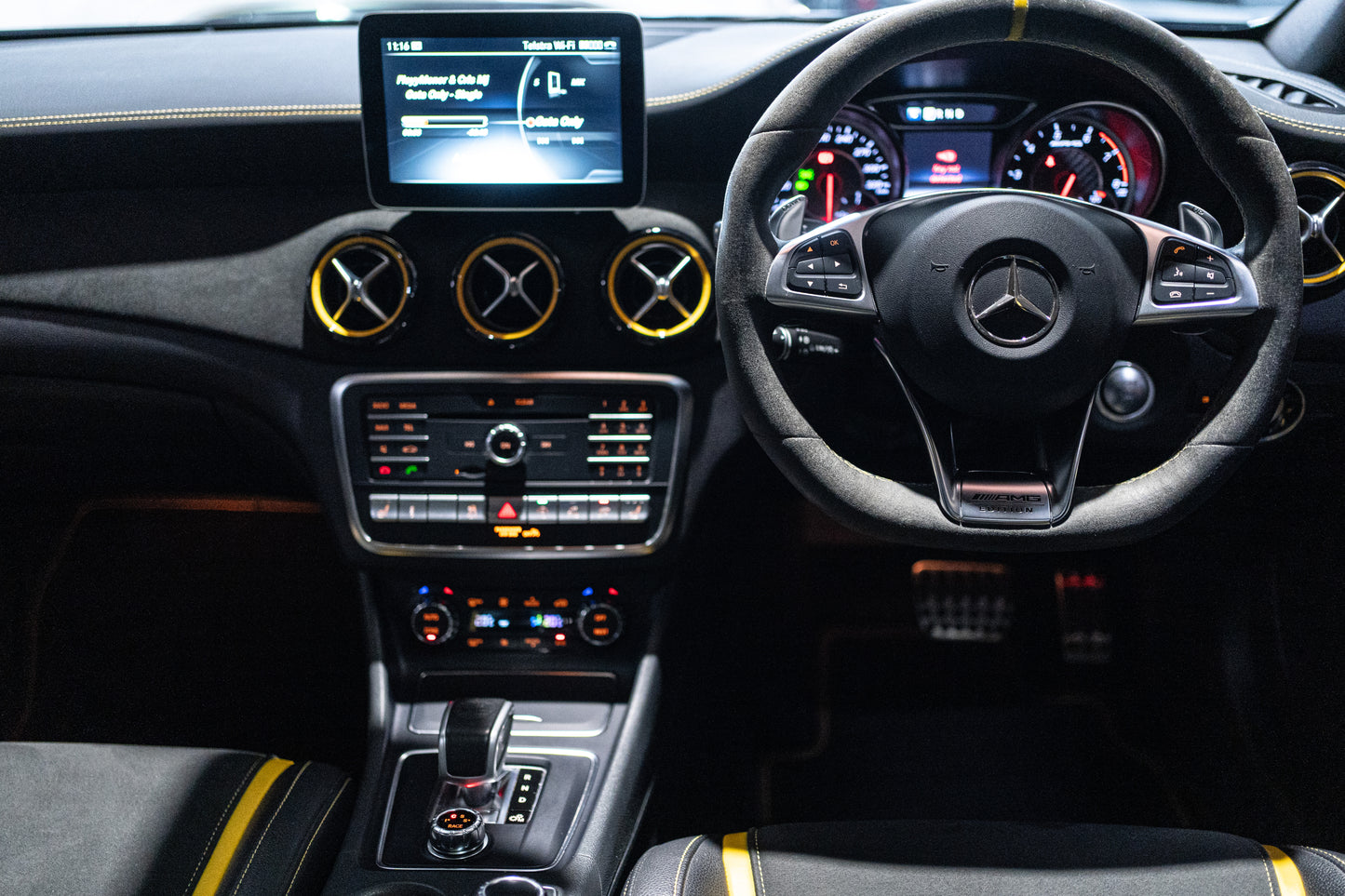 2017 Mercedes-Benz A45 AMG Yellow Night Edition